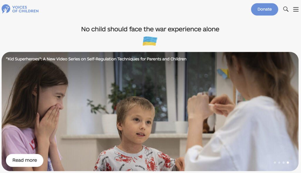 Voices of Children website
